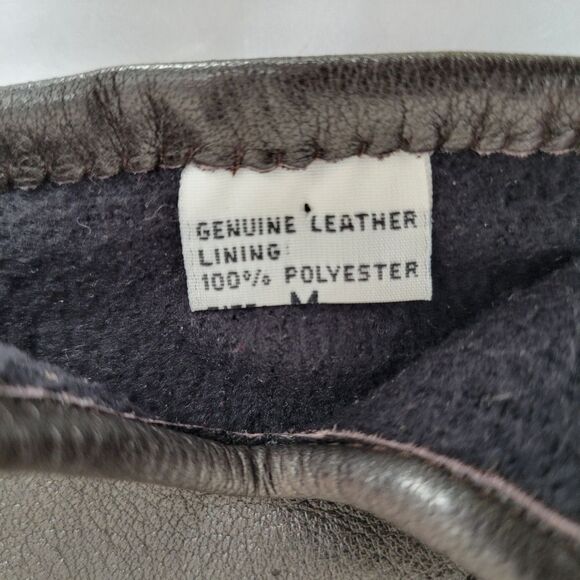 Men's Brown Leather Driving Gloves - Picture 7 of 12